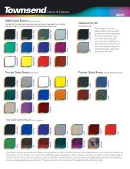 Townsend Brace Color Chart - CT-Ortho.com