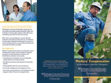 Workers' Compensation - Washington University Orthopedics