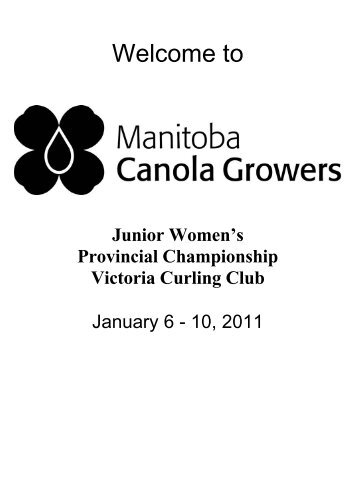 Welcome to - Manitoba Curling Association