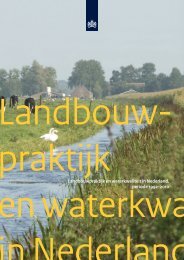 Landbouwpraktijk en waterkwaliteit in Nederland ... - Rijksoverheid.nl