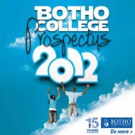 Botho College Prospectus