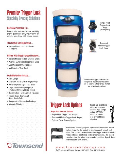 Trigger Lock Options Premier Trigger Lock - Townsend Design