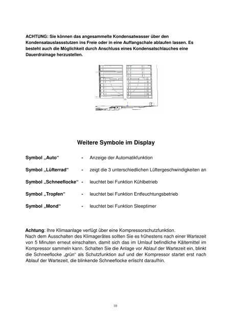 Bedienungsanleitung Mobile Klimaanlage 3.500 W - Klima1stKlaas