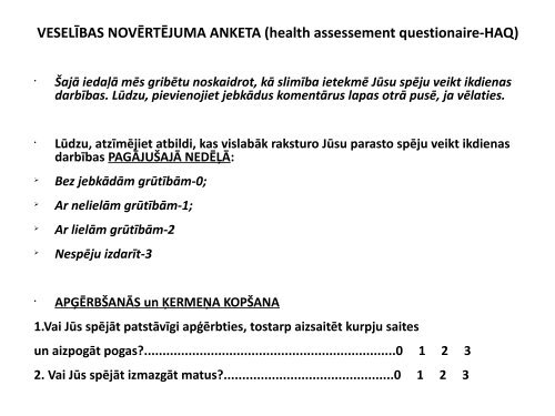 ReimatoloÄ£iska pacienta ÄrstÄÅ¡ana-komandas darbs