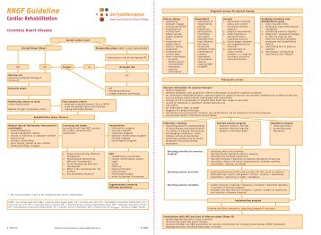 KNGF Guideline