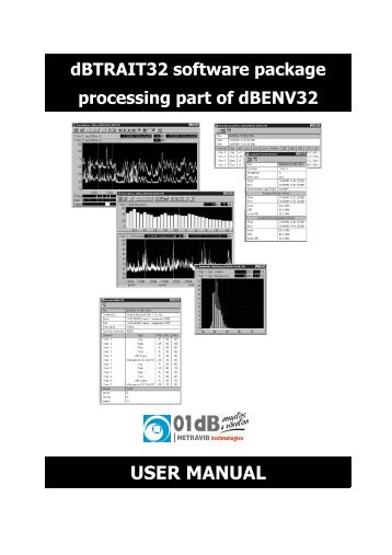 dBTrait 4.0 User Manual - Acoustic1