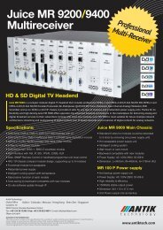 PDF - Juice MR 9200/9400 - Antik Technology
