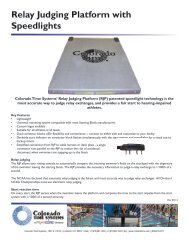 Download pdf - Colorado Time Systems