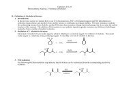 D. Oxidation of Alcohols to Ketones 1. Introduction: In the previous ...