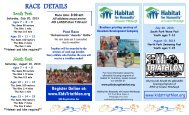 Kids Triathlon Brochure - Habitat for Humanity