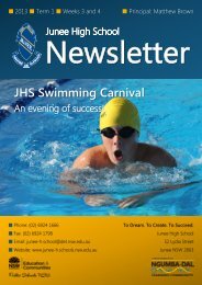 No 2 Newsletter - Junee High School