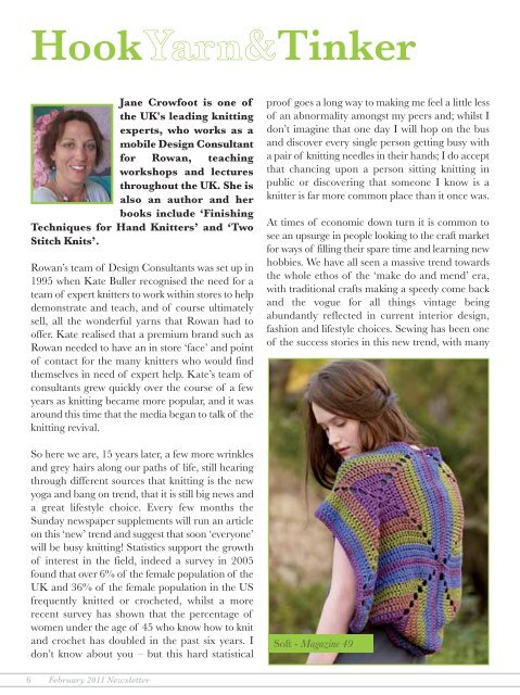 February 2011 Newsletter - Rowan