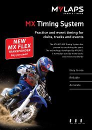 MX Timing System - HS Sports