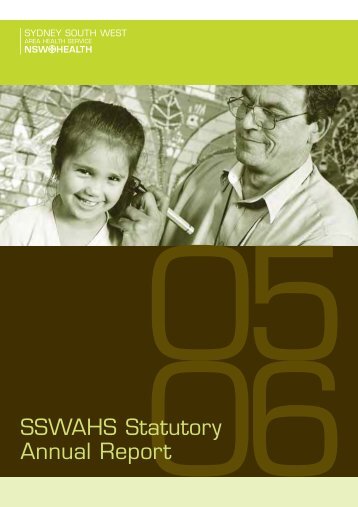 SSWAHS Statutory Annual Report - Sydney Local Health District