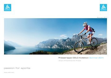 Pressemappe odlo Kollektion Sommer 2011