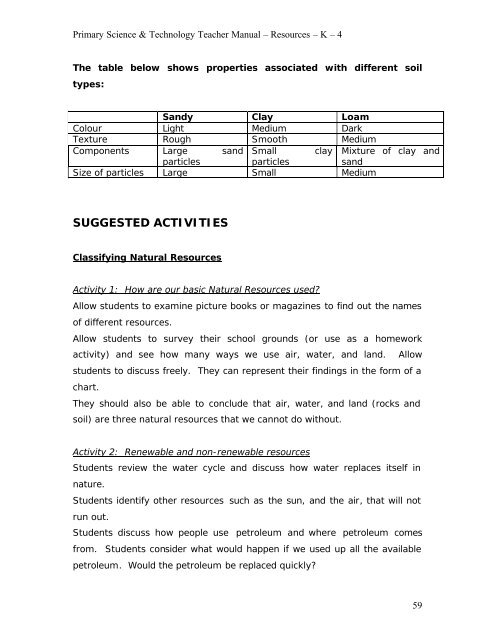 Primary Science and Technology Teachers' Guide - OECS