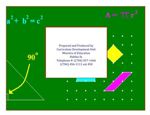 Mathematics Programme of Learning - VincyClassroom