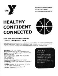 teen 3 on 3 basketball league liberty twp/ powell ymca - YMCA of ...