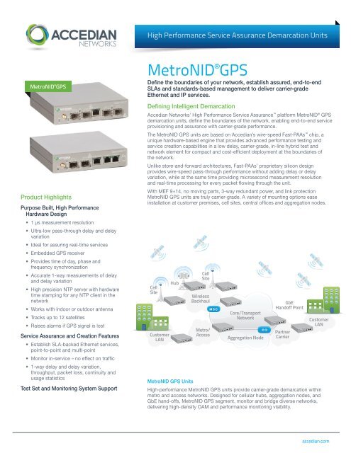 MetroNID GPS Datasheet EN Version - 3 EDGE GmbH