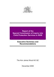 Special Commission of Inquiry into Child Protection Services in NSW