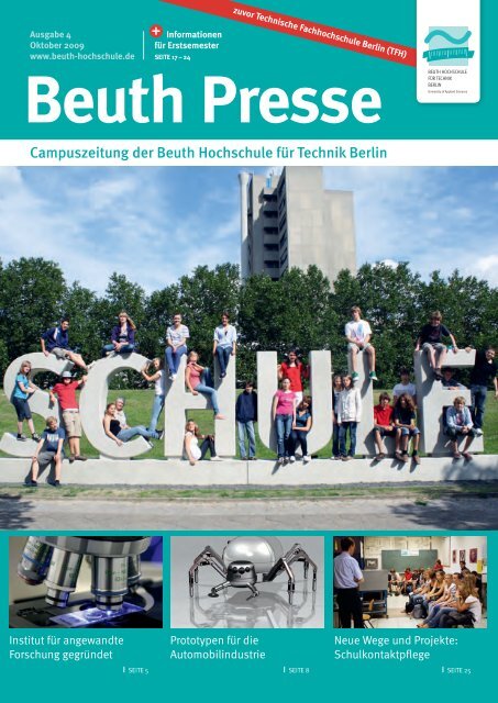 Beuth Presse 4/2009 - Beuth Hochschule für Technik Berlin