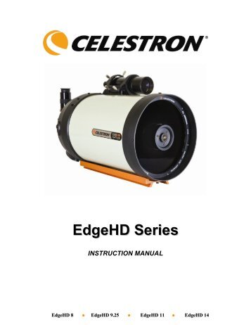 EdgeHD Optics Manual - Celestron