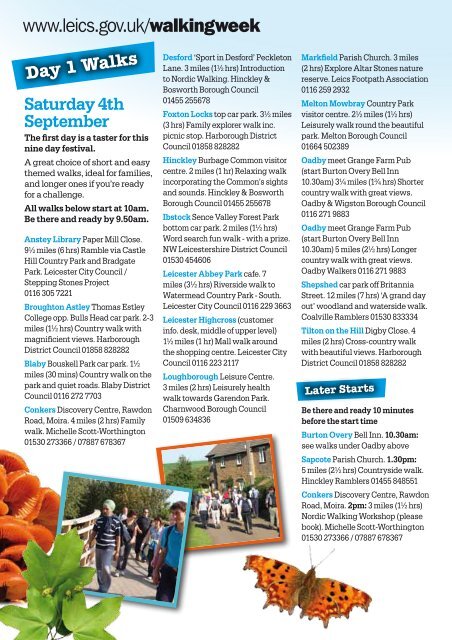 Events Guide - Inspire LeicesterShire