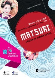 Matsuri 2012 Flyer