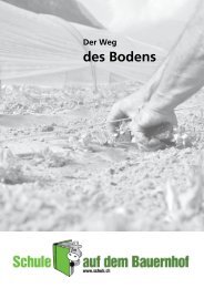 Der Weg des Bodens - Schule auf dem Bauernhof