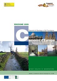 Scarica la nuova versione del Catalogo 2009 - Cammini d'Europa