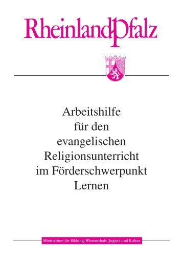 Innenseiten Hochformat I-VIII.indd - Sonderpädagogische Förderung