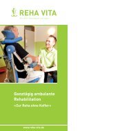 Ganztägig ambulante Rehabilitation - REHA VITA