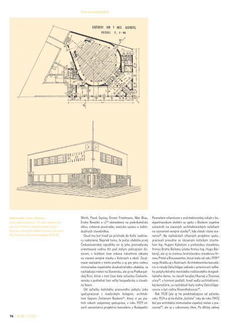 ALFA 1 Â¦ 2012 - Fakulta architektÃºry STU