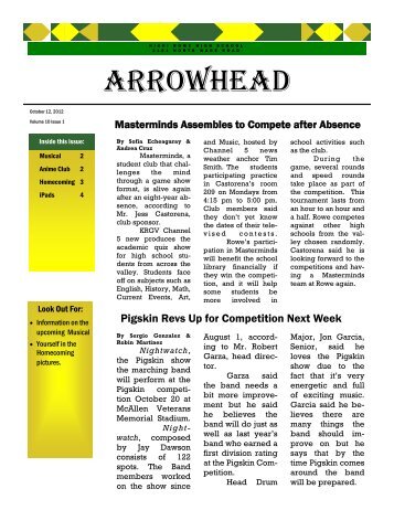 Arrowhead - Rowe High School