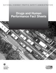 Drugs and Human Performance Fact Sheets - NHTSA