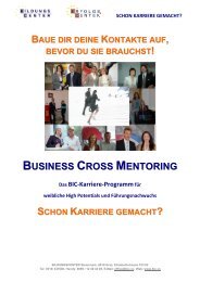 schon karriere gemacht? - BIC - BILDUNGSCENTER Steiermark