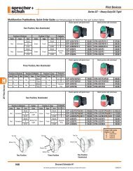 Pilot Devices - Multi-Function, Selector/Jog Switches ... - E-Catalog