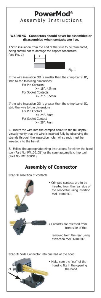 PowerMod Instructions - Wes-Garde Components