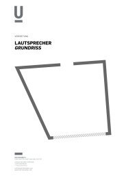 Lautsprecher Grundriss - Dortmunder U