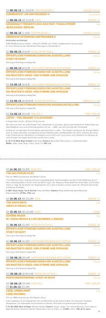 programm 2013 - Dortmunder U