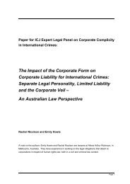 The Impact of the Corporate Form on Corporate Liability for ...