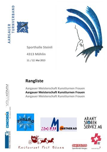 Rangliste 2013 - Aargauer Turnverband