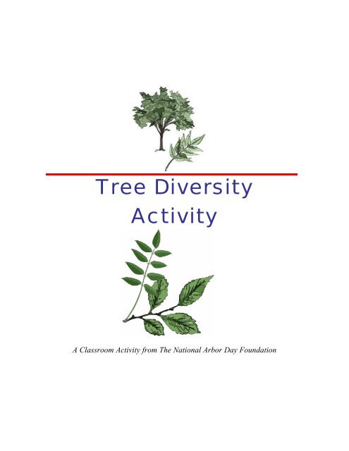 Tree Diversity Activity - Arbor Day Foundation