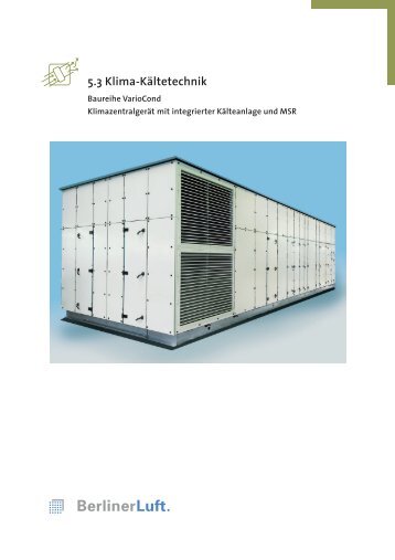 5.3 Klima-Kältetechnik - Berliner Luft Technik GmbH