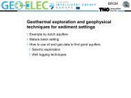 Exploration- Dutch aquifers - Geoelec