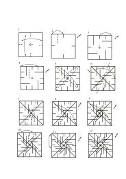 octagonal star di E.Jerde - Origami Tessellations