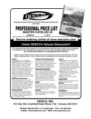 price list #16 - OESCO, Inc.