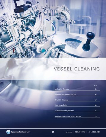 VESSEL CLEANING - Spraying Systems Co.