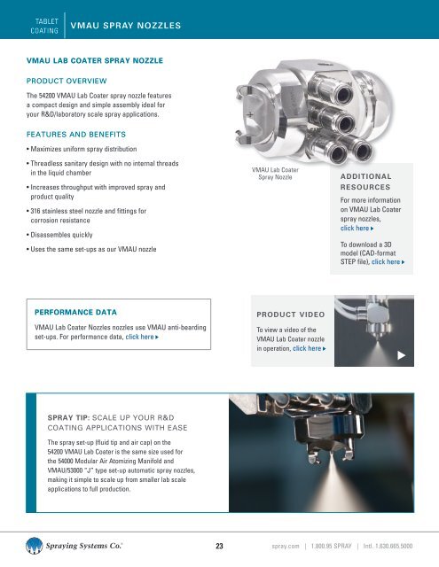 to download the complete catalog. - Spraying Systems Co.