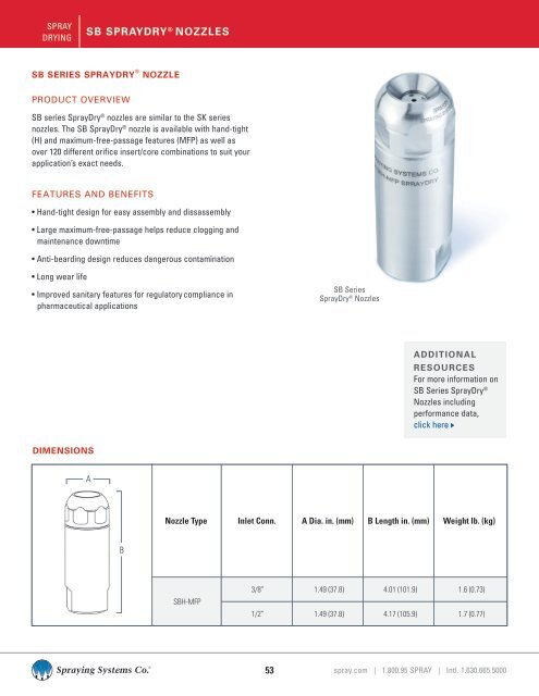 to download the complete catalog. - Spraying Systems Co.